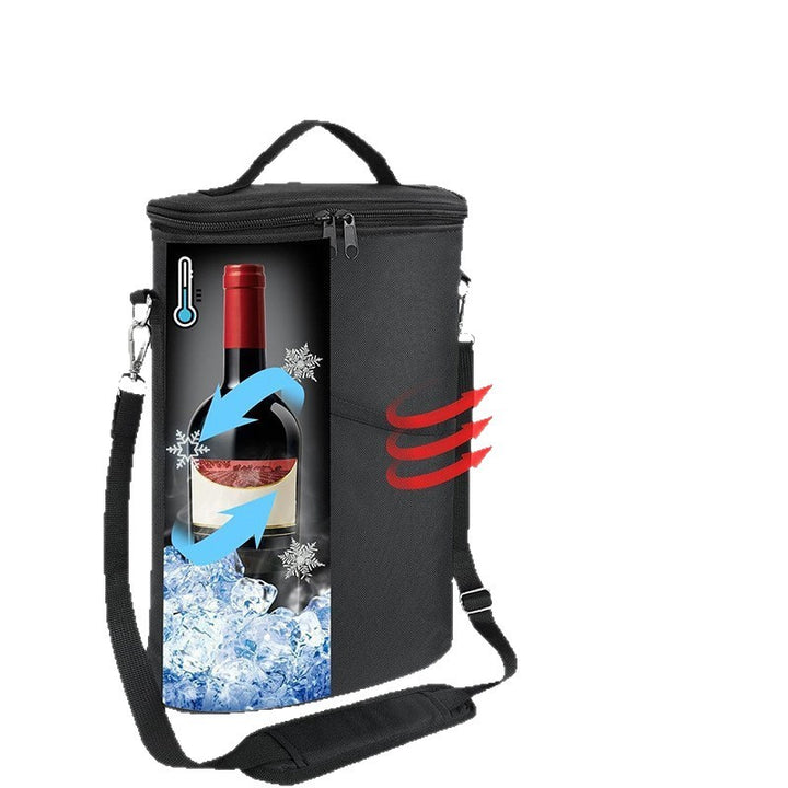 Stylish wine bag with insulated interior Kalsten