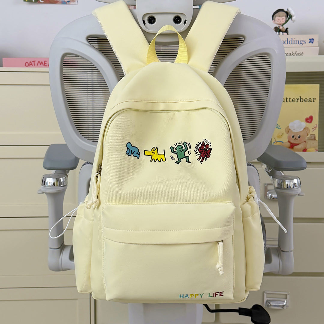 Artistic Embroidered Casual Backpack Kalsten