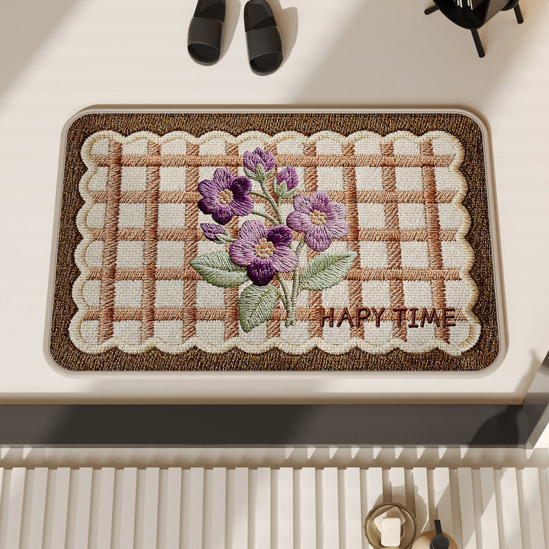 Floral Patterned Comfort Mat