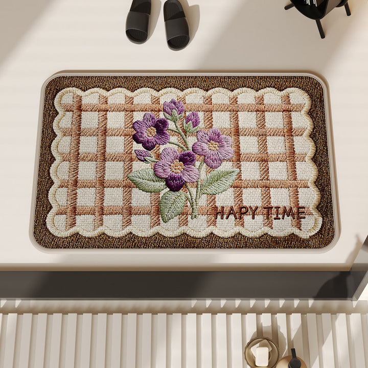 Floral Patterned Comfort Mat
