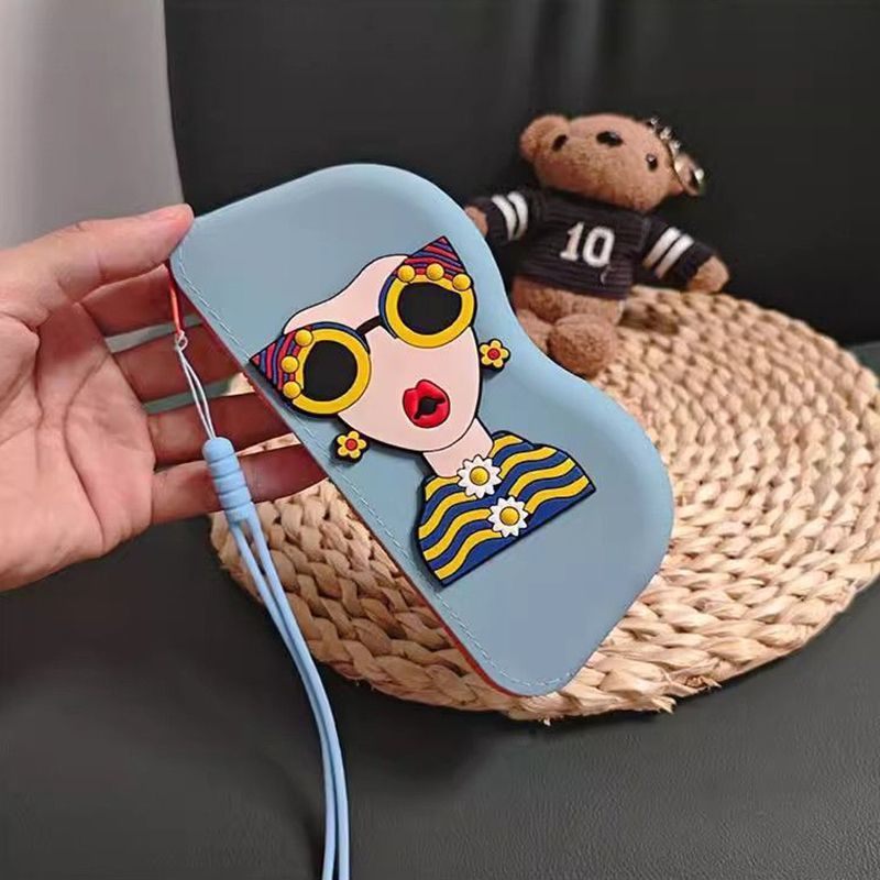 Artistic Print Zippered Pencil Case Kalsten