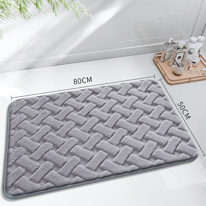 Plush Woven Bath Mat