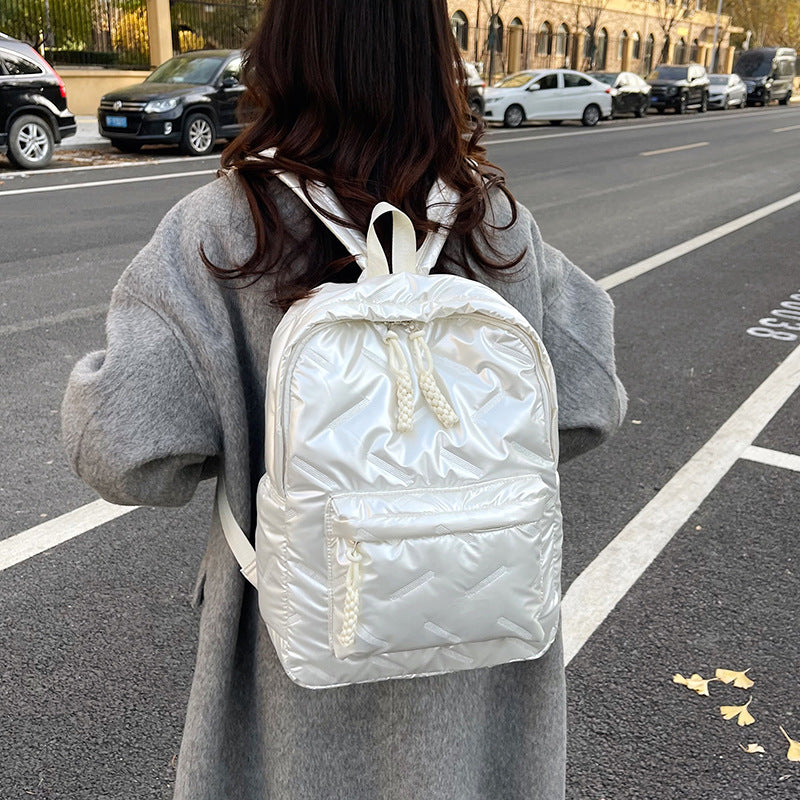 Stylish Quilted Backpack Kalsten