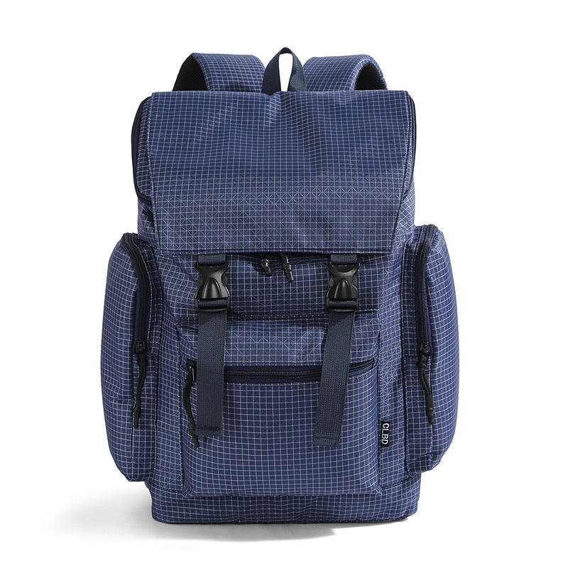 Versatile Multi-Functional Grid Pattern Backpack Kalsten