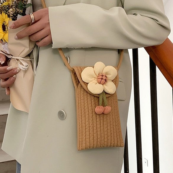 Flower pattern shoulder bag Kalsten