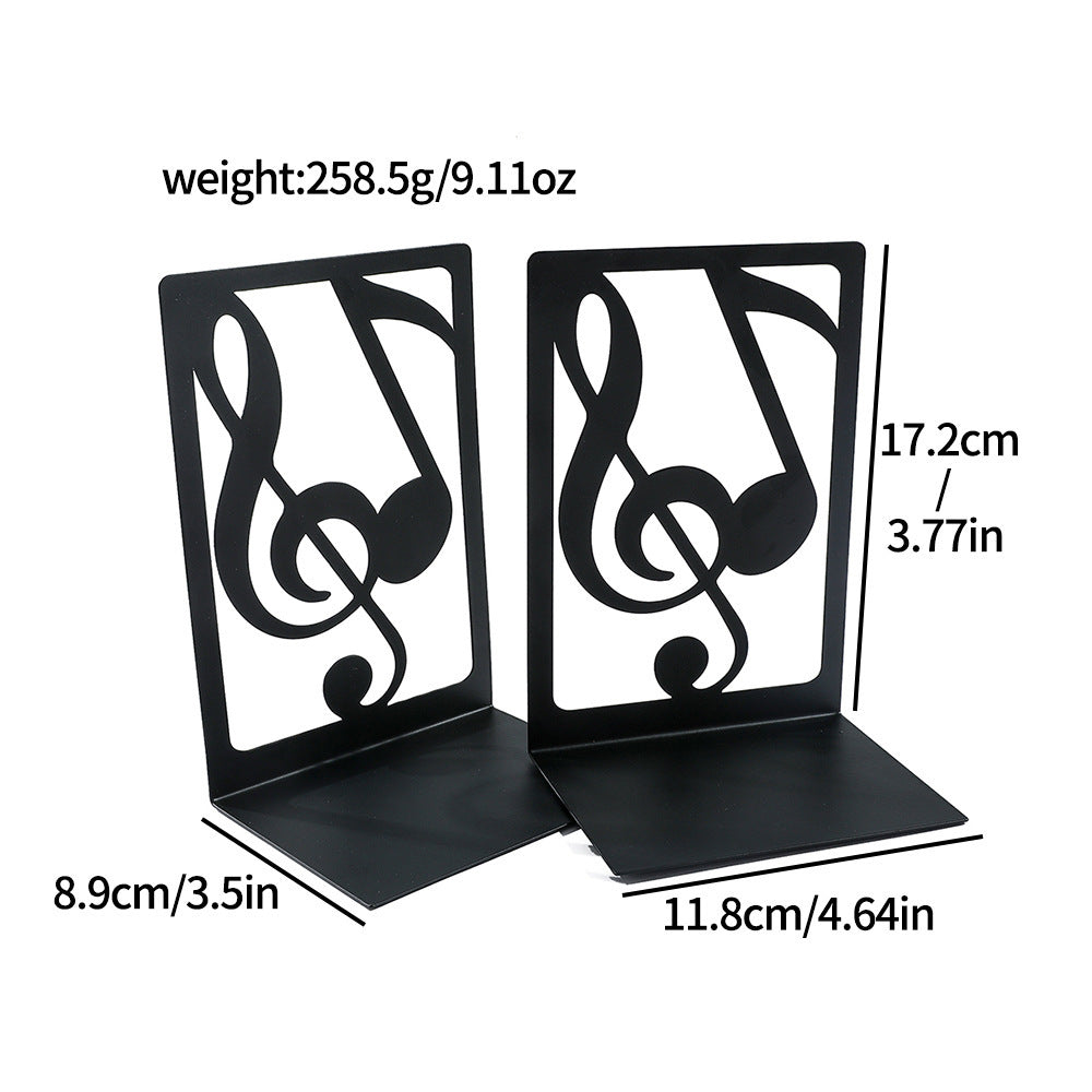 Musical Note Decorative Bookends