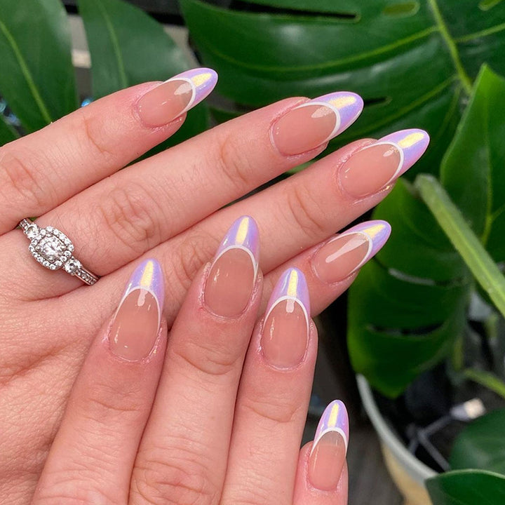 Elegant Glossy Stiletto Press-On Nail Set