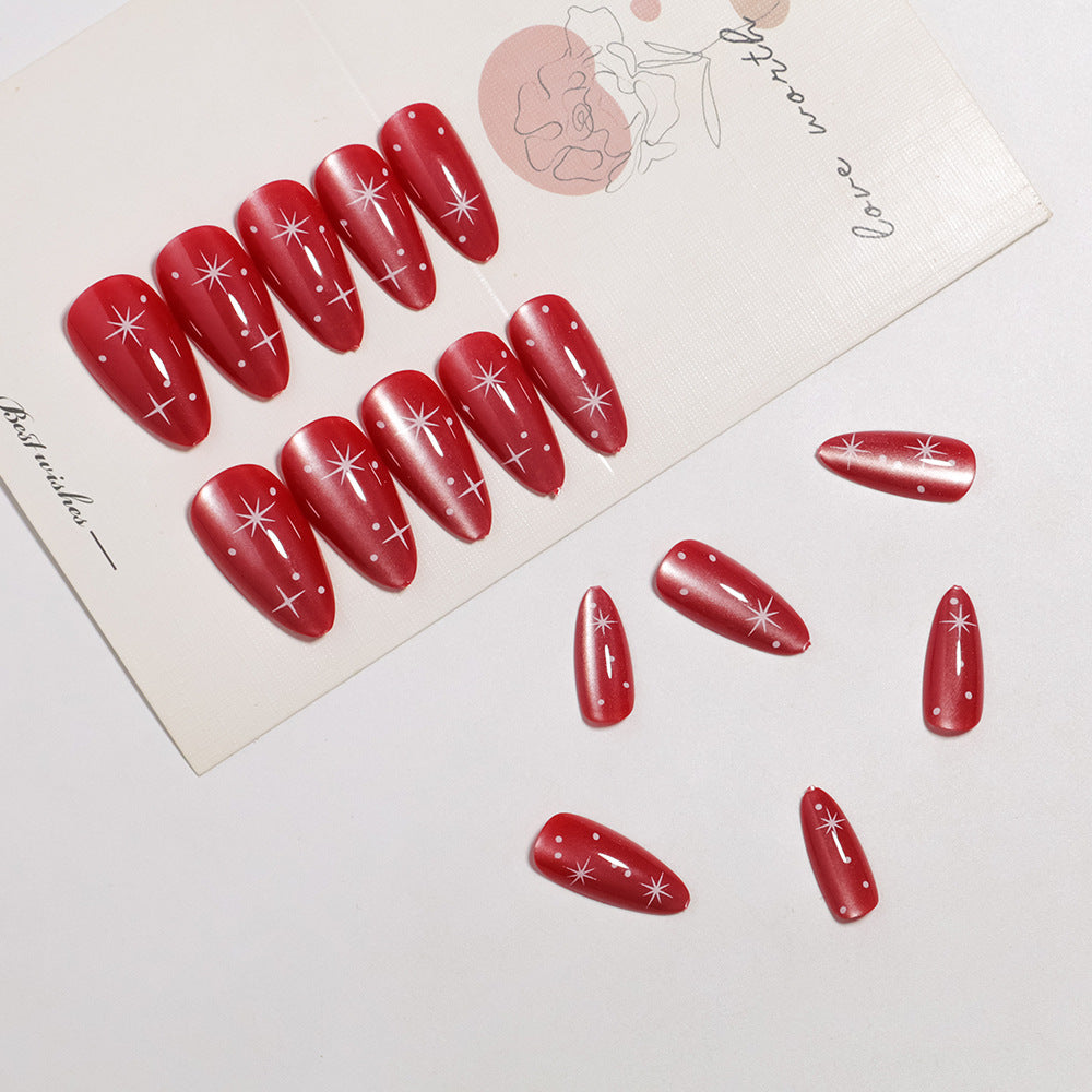 Glamorous Press-On Nail Design Kalsten