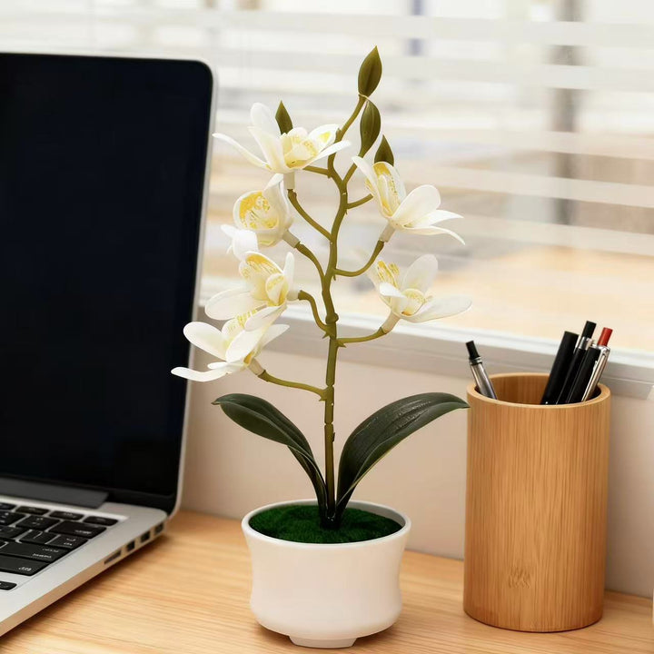 Realistic Orchid Decorative Plant