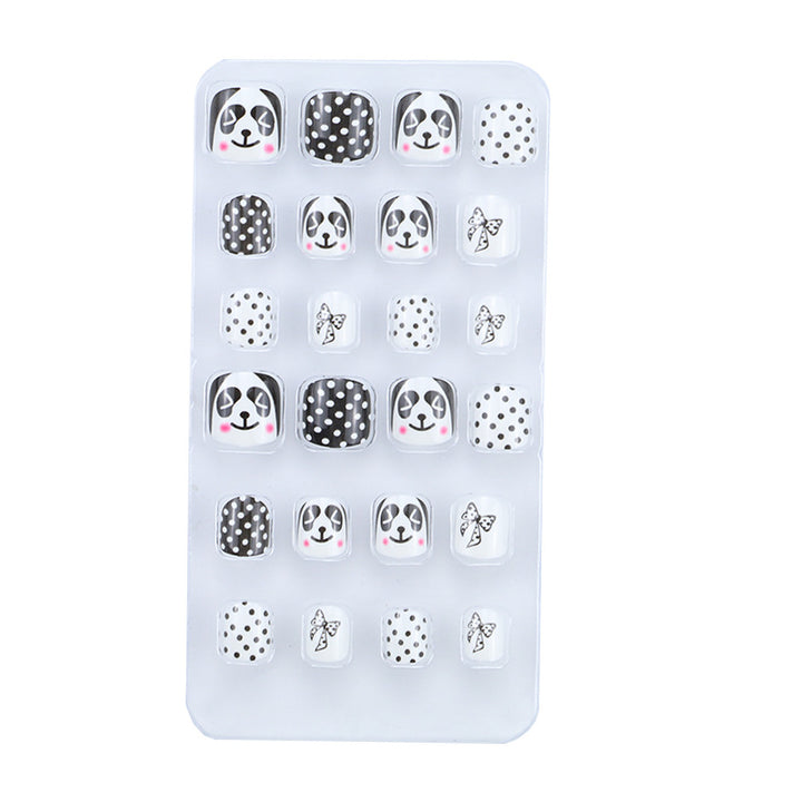 Playful Cartoon Animal Press-On Nail Set Kalsten