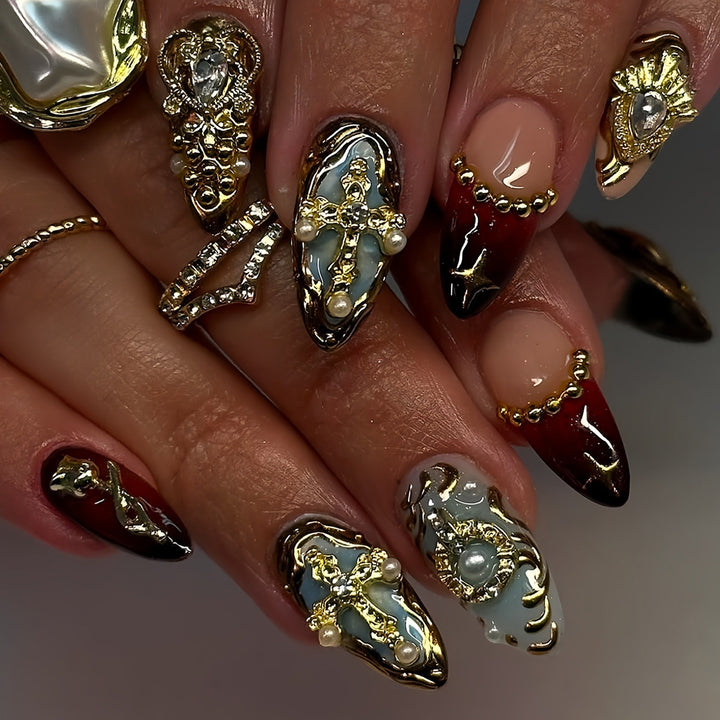 Artistic Resin Nail Art Extensions Kalsten