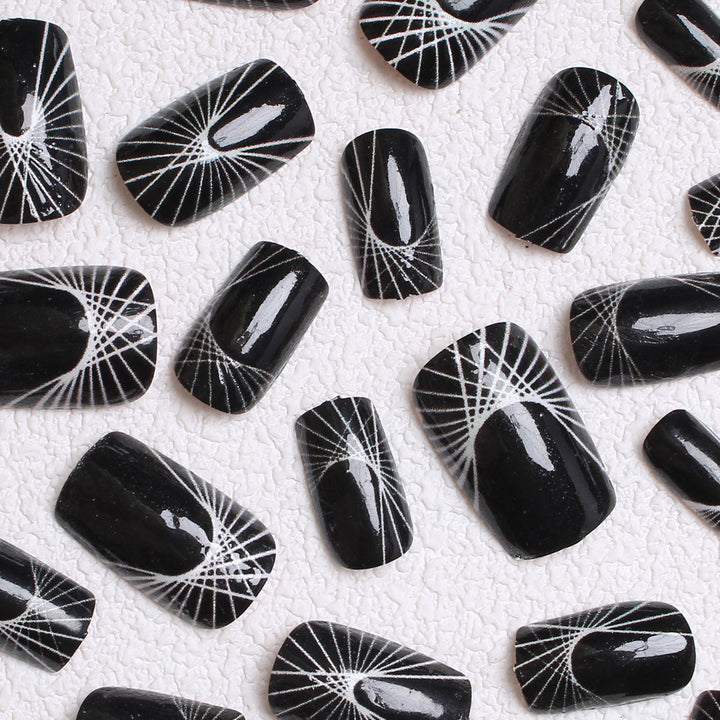 Geometric Patterned Press-On Nails Kalsten
