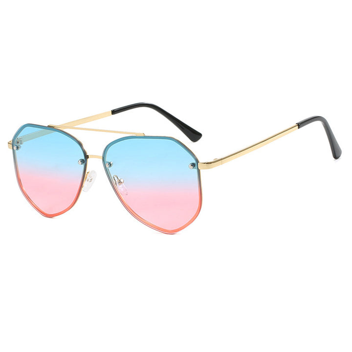 Women's geometric sunglasses with delicate frame Kalsten