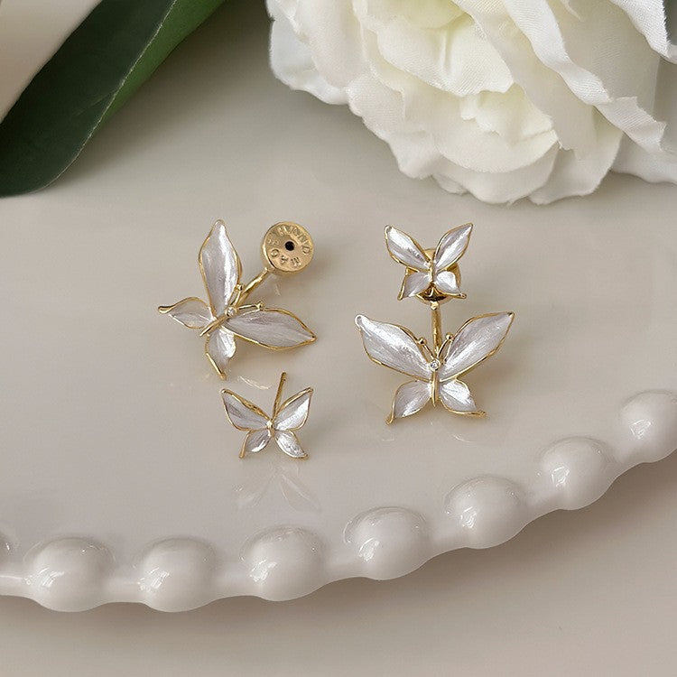 Delicate Butterfly-Inspired Stud Earrings Kalsten