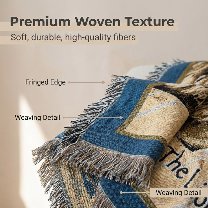 Artistic Star of David Tapestry Blanket
