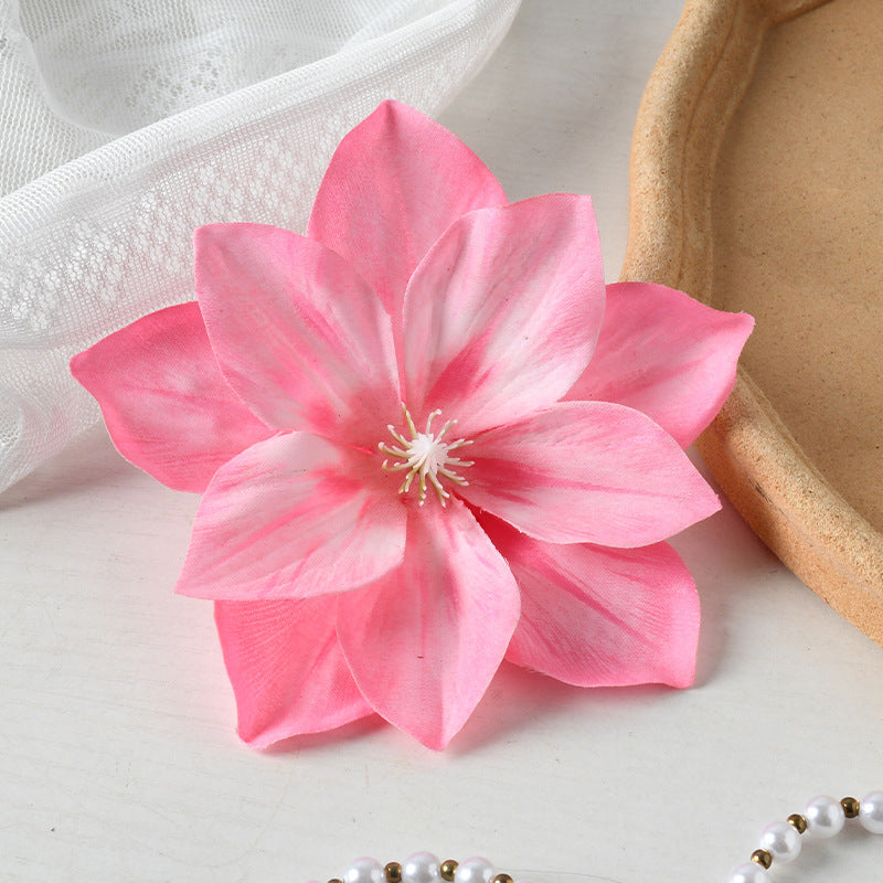 Elegant Fabric Floral Clip