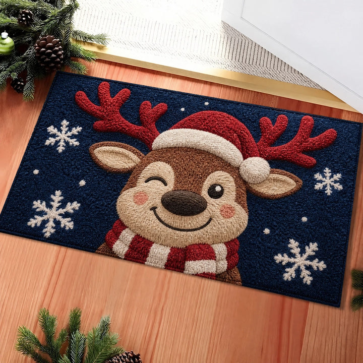 Holiday Theme Welcome Mat