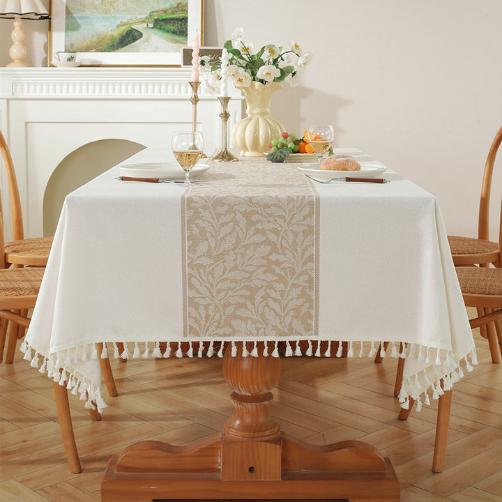 Decorative Fringe Tablecloth