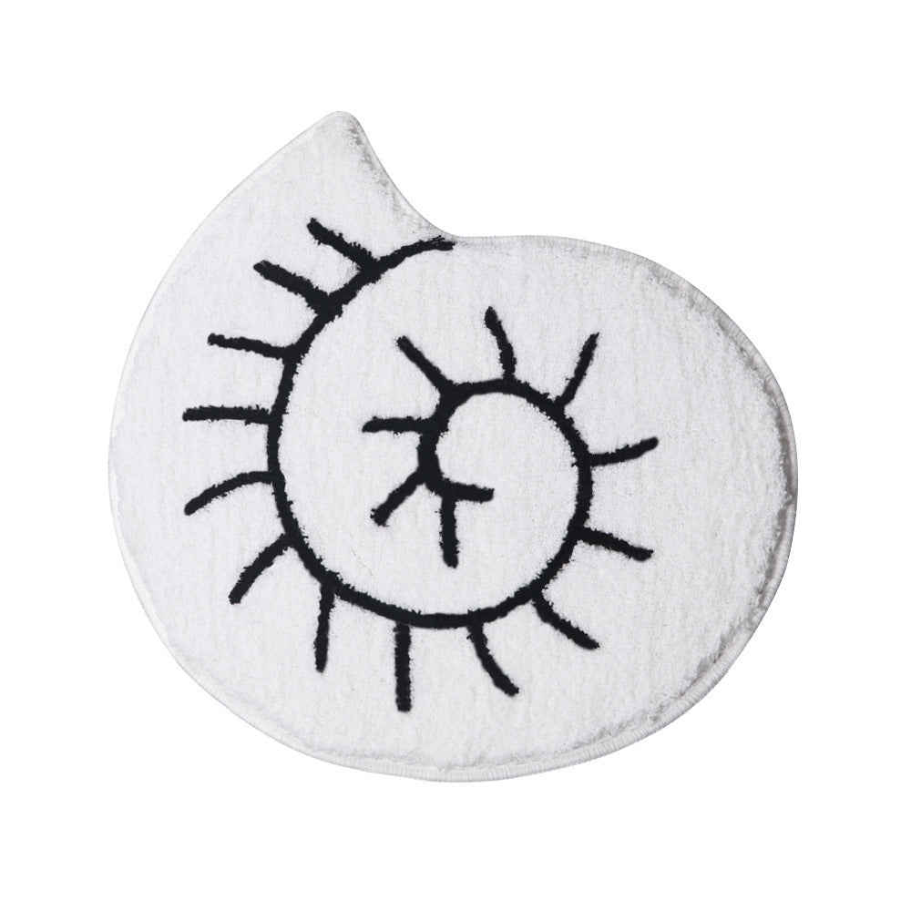 Shell-shaped Bath Mat