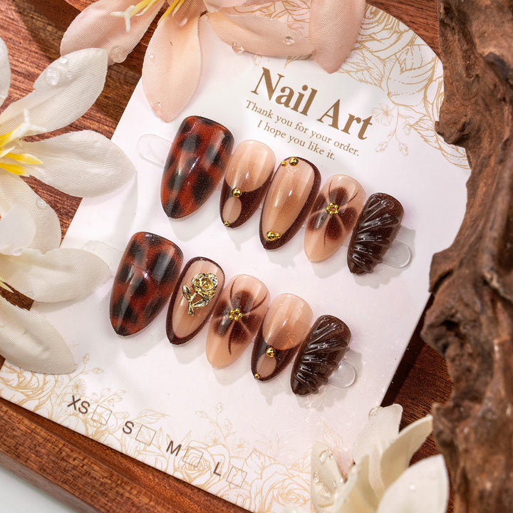 Decorative Nail Art Press-On Set