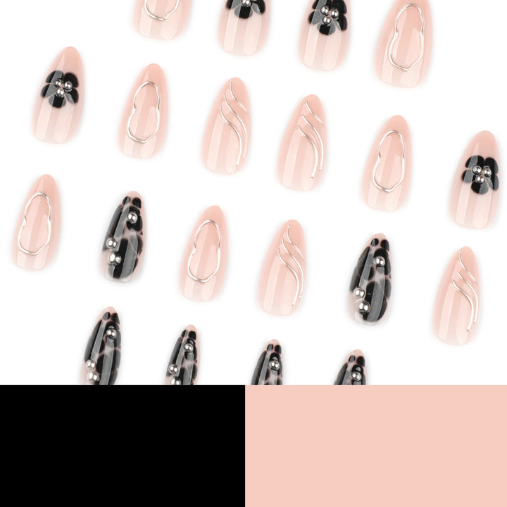 Creative Nail Art with Glitter Accents Kalsten