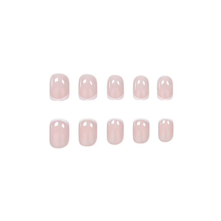 Classic French Tip Nail Art Kalsten