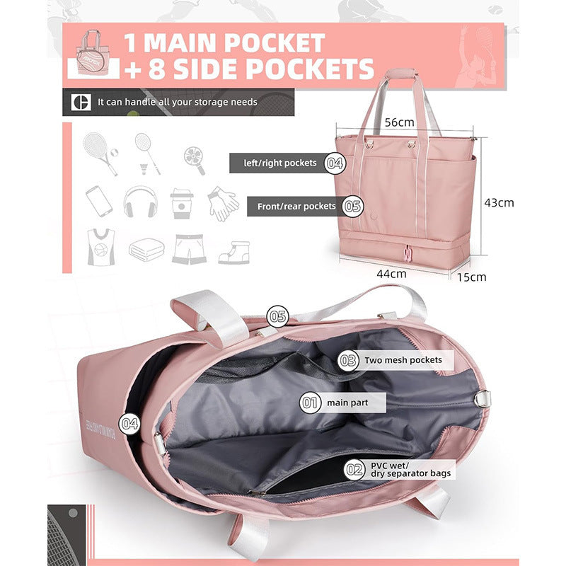 Sporty tennis and leisure bag Kalsten