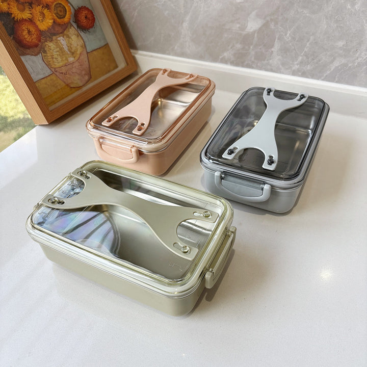 Multi-Section Glass Food Storage Container