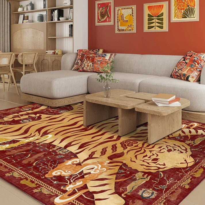 Botanical Pattern Area Rug