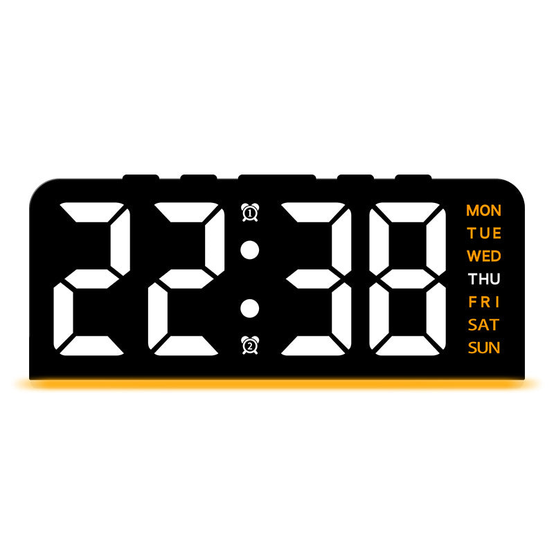 Digital alarm clock with large LED display and multifunctional display Kalsten