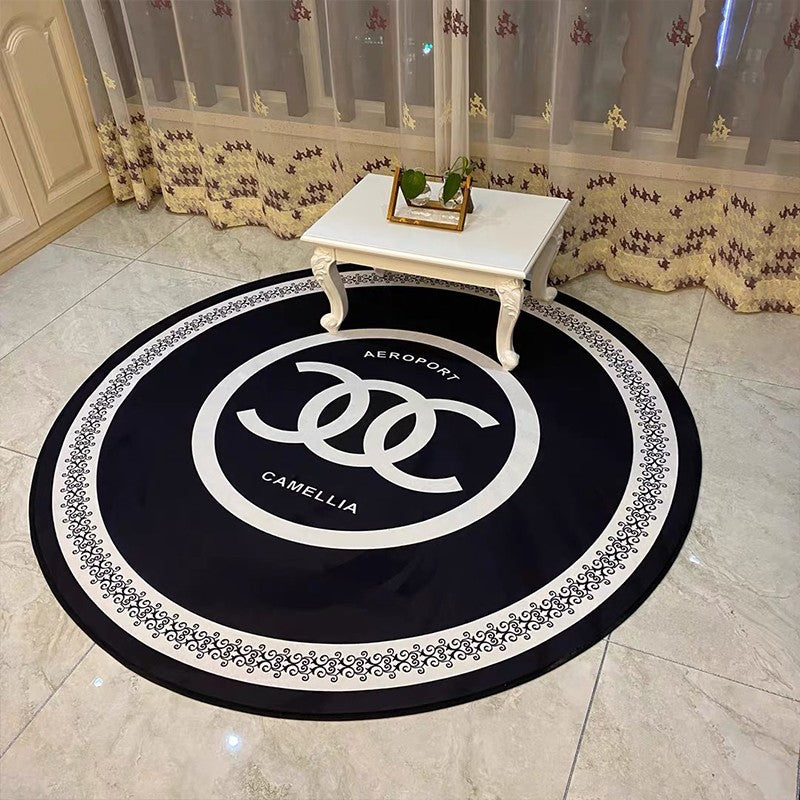 Artistic Embroidered Area Mat for Home Decor