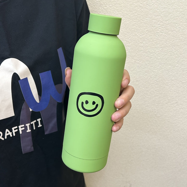 Women's Insulated Bottle with Cheerful Smiley Design Kalsten