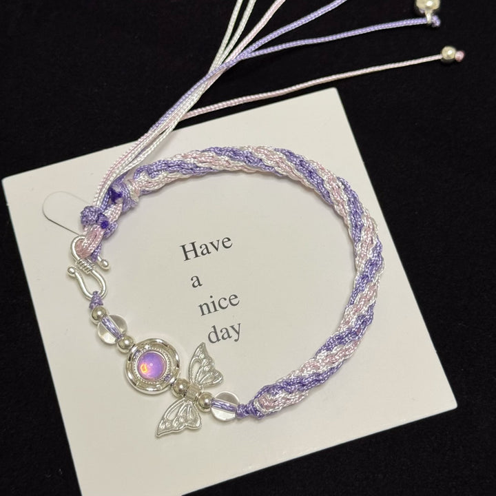 Butterfly Charm Adjustable Friendship Bracelet Kalsten
