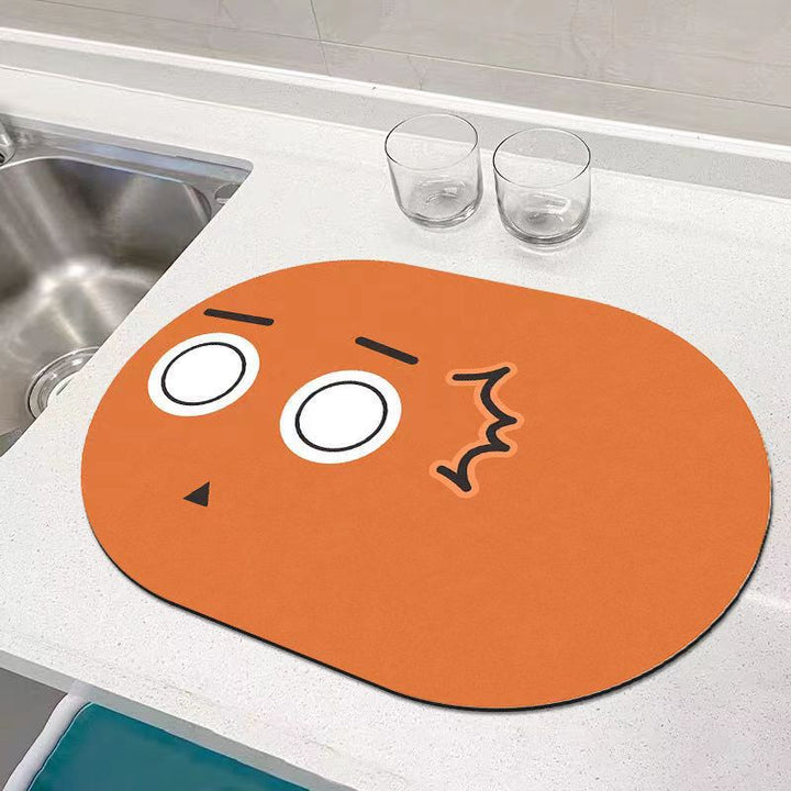 Cartoon Cat Kitchen Mat
