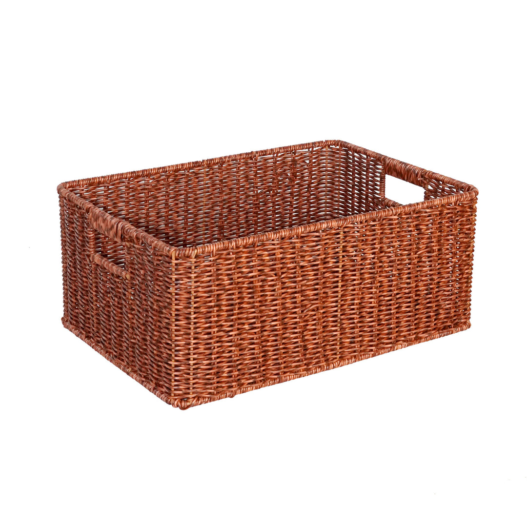 Handwoven Rectangular Storage Basket Kalsten
