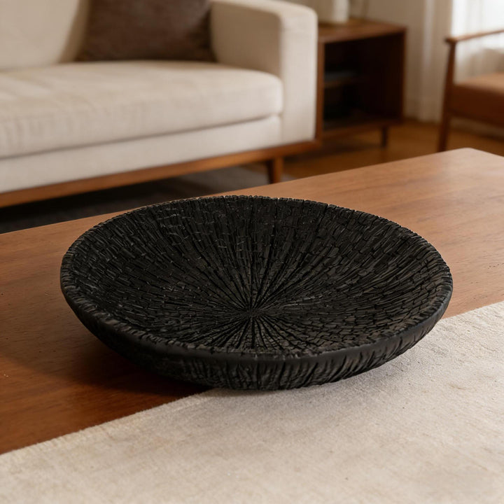 Textured Decorative Serving Bowl