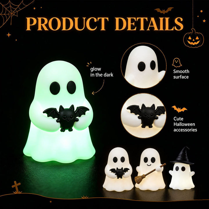 Cute silicone cable protector figure ghost with bat design