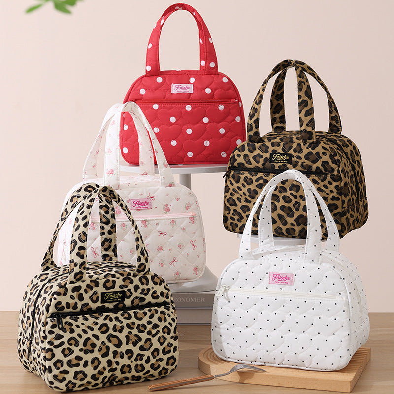 Stylish Leopard Print Travel Handbag Kalsten