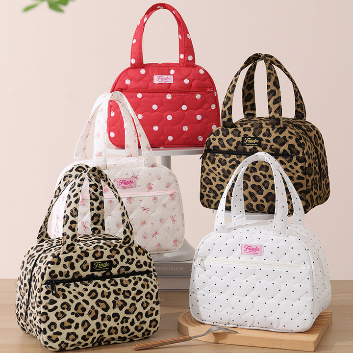 Stylish Leopard Print Travel Handbag Kalsten