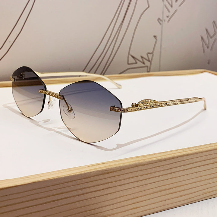 Women's extravagant sunglasses with sparkling accents Kalsten
