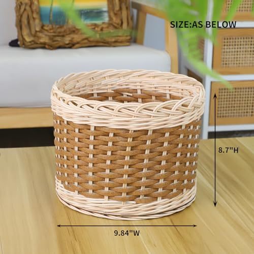 Woven Round Storage Basket Kalsten