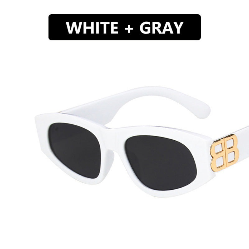 Ladies stylish cat-eye sunglasses with modern leopard pattern Kalsten