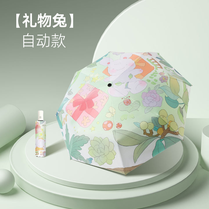 Ladies child-friendly umbrella with playful design Kalsten