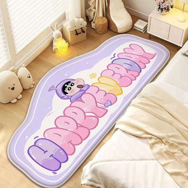 Cartoon-Themed Plush Area Rug