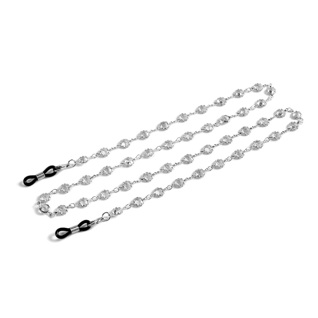Gemstone-Embellished Eyewear Chain Kalsten