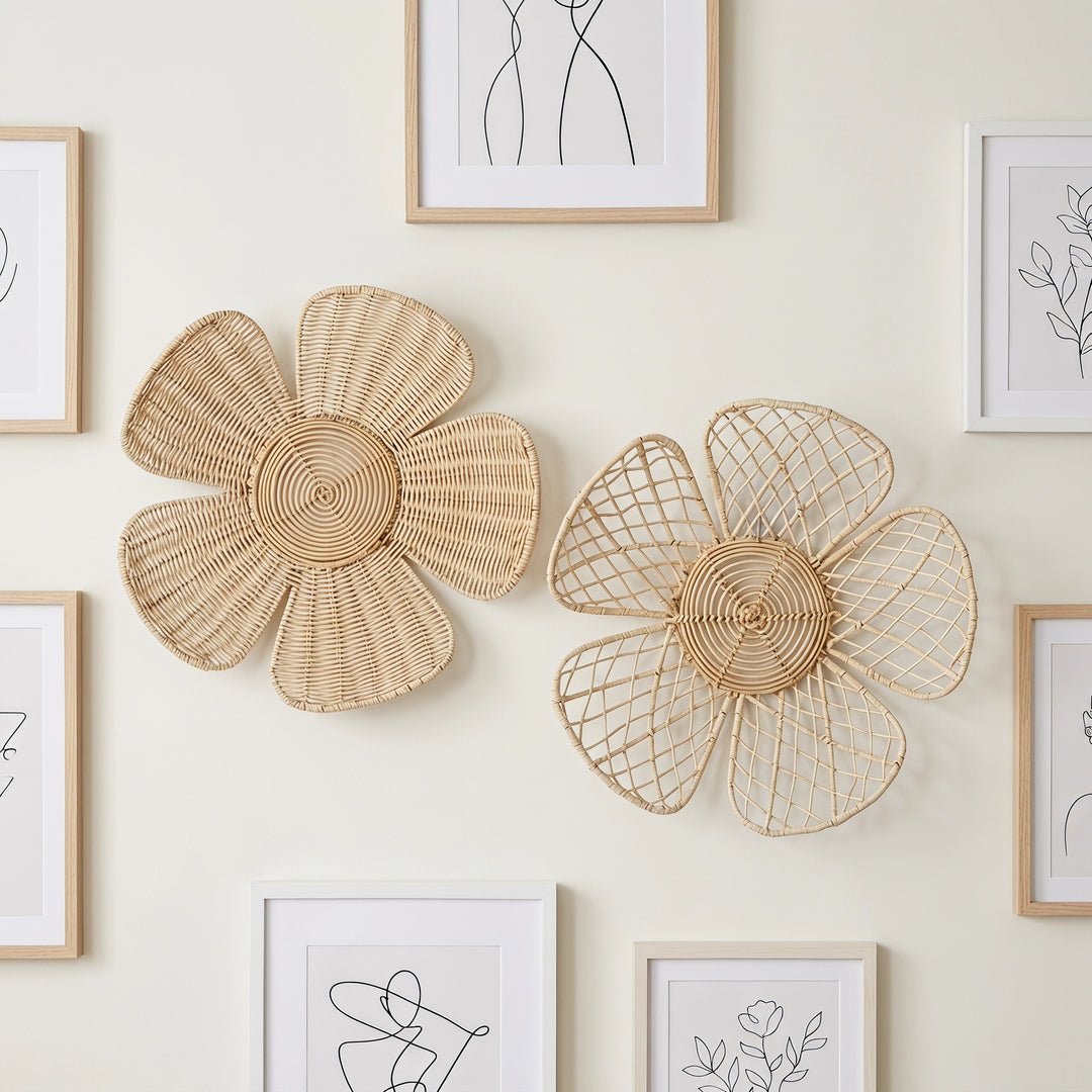 Wall decoration made of braided material Kalsten