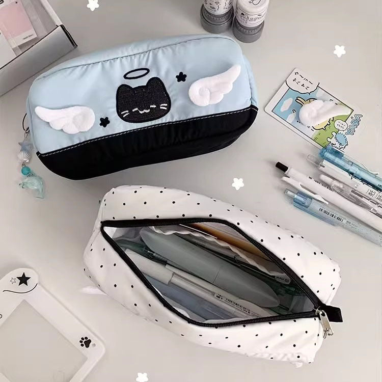 Cute Cat-Themed Multi-Functional Pouch