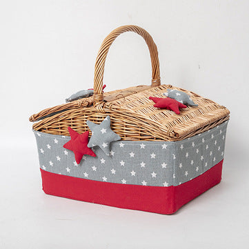 Handcrafted Wicker Storage Box Kalsten