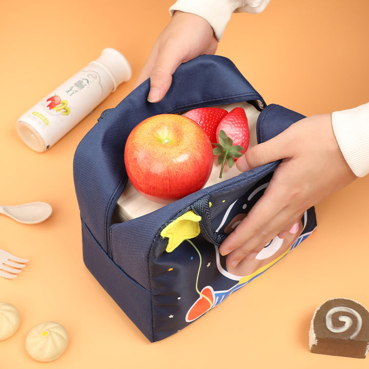Cute Panda-Themed Insulated Lunch Bag