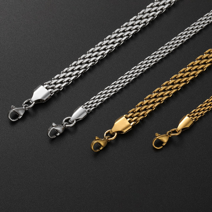 Luxe Interwoven Chain Necklace Kalsten
